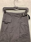 Nike Tech Pack Skirt Womens Xs Black Nylon Utility Pocket Adjustable Waist