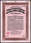 1937 Nazi Germany Set Of 6 Twelve Year Treasury Bonds Third Reich Finance Vf 