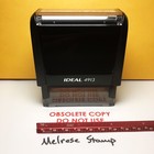 Obsolete Copy Do Not Use Rubber Stamp Red Ink Self Inking Ideal 4913