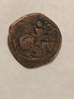 Byzantine Empire  Anonymous Ae Christ Follis  Ad 1075-1081  Mary Ancient
