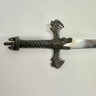 Vintage Dragon Sword Letter Opener Metal Handle 7  Blade
