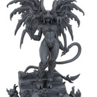 Demon Succubus Miniature   Dnd Rpg Resin 3d Printed 28mm 32mm Tabletop Wargaming