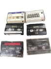 Lot Of 6 8mm Video Cassette Tapes Sony 120 Mp  Fuji 120  Panasonic 120 Mp Used
