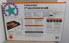 Fiskars 9580 12  Rotary Paper Trimmer Straight Blade   4 Sided Cutting Strip New