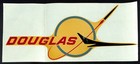 Scarce C1962-67 7  X 15  Douglas Aerospace Colortone Decal - Nasa Mercury 
