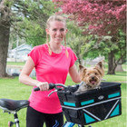Pet-pilot Max Dog Bicycle Basket Carrier   8 Color Options For Your Bike  silver