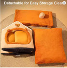 Thickened Pet Warm House Detachable Washable Cat Dog Bed All Seasons