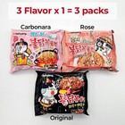 Samyang Hot Chicken Spicy Challenge Ramen Noodle Assorted Mix  3 Flavor  3pack