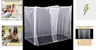 Mosquito Net Bed Canopy 75in L 36in W Polyester White 1 Opening