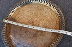 Silver Color Tray Elegant 11  Ornate Sweden Elegant Victorian Decor Lovely Nn