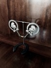 Classic Handmade Sterling Silver Chiseled Hearts Snaffle Bit Maker Marked Garcia