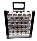 Milano 9g Poker Chip Set 1000pc With Acrylic Case - Dealer Button - Cards
