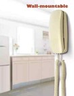 At t 210 Trimline Corded Phone     Landline  Wall desk Mount  Multi-color