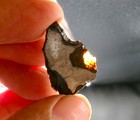  new  4 11 Gram - Nwa 15428 Pallasite Meteorite - Slice - Found In Algeria