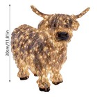 3d Cow Christmas-highland Cows Outdoor Christmas Decor  Led Light Highland Cow