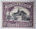 Travelstamps  Trinidad   Tobago Stamps Sc  39 Mint  Og  Hinged 12 Cents 12 Perf