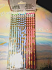 2 Jot Foil Polka Dot Pencils  12  Pack  Multi Colored Animal Point Free Shipping