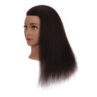 100  Human Hair Mannequin Head Hairdresser Manikin Training Cosmetology Doll