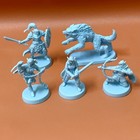 10pc Wolf Guard Elven Archer Warriors Miniatures Heroquest Board Game Minis Trpg
