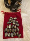 Hematitie Rune Set 25 Pc Elder Futhark Tile
