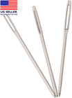9 Pcs Large-eye Blunt Needles Steel Knitting Needles Yarn Sewing Needles With Cl