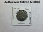 1943 D Jefferson World War Ii Silver Nickel From Denver Mint 1007625 37r