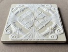 Germany - Villeroy   Boch - Antique Art Nouveau Majolica Tile C1900