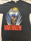 Vintage 1986 Van Halen 5150 Tour Concert Shirt Large Ched Anvil Original Usa
