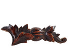 Scroll Leaf Fruit Carving Pediment 8 86 In Antique French Architectural Salvage