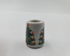 Miniature Christmas Tree Candle Holder Made In Germany Vintage Mini Porcelain