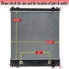 Truck Radiator For 2008-2014 Freightliner M2 M106 6 4 6 7l 8 3l 8 9l  0525194001