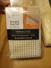 Non-slip Rug Pad Whole House Kit    Lot Incld Sizes 2x6 1ea   5x7 1ea   2x3 1ea 