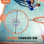 Kffkff 18  Steel Basketball Rim - Wall Mount  All-weather
