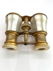 Antique Lemaire Paris Mother Of Pearl Opera Glasses With Antique Case 