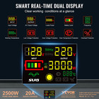 Vevor 2500w Sump Pump Battery Backup System  Lcd Display  Auto Switches To Batte