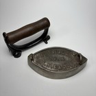 Antique Sensible No  4 N r s    Co Cast Iron Flatiron Salesman Sample Toy Vtg