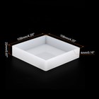 Square Silicone Resin Mold Epoxy Resin Mold 4 25  Cube Casting Mold