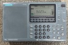 Sangean Ats 909 World Band Radio Synthesized Receiver W  Leather Case Box Cord