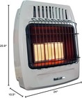 Comfort Glow 18 000 Btu Natural Gas Wall Heater Vent-free 800 Sq Ft Indoor Heat