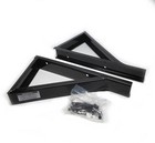 New 4x Pylex Universal Stinger Bracket Mounts Black 14201  Screws Freeship