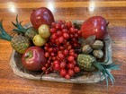 Artificial Fruit Mix Fake Fruit Realistic Lifelike Decor Vintage Apple Pineapple
