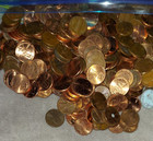 5 Lbs Mixed Date Us Pennies Unsearched Copper Bulk Lot