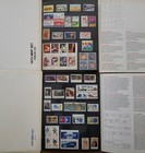 Us Stamps Yearbook Collection - Lot Of 16 Different All With Mnh Stamps - Fv  81