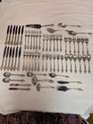 Reed   Barton Cameo Pattern Sterling Silver Flatware Set 62 Pieces