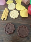 Vintage Kitchen Play Food And Money Lot Fisher Price And Others 32 Pieces