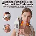 Shiatsu Back Shoulder Neck Massager With Heat  Electric Deep Tissue 6d Kneading 