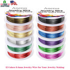 Anezus 12 Rolls Jewelry Wire Craft Wire Tarnish Resistant Beading Wire For Jewel