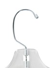 Sswbasics 14 Inch Clear Plastic Junior Dress Hangers - Case Of 100