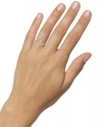 Diamond Statement Ring  1 10 Ct  T w   In Sterling Silver Size 9