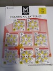 8 Round Pack Lot 48 Hearing Aid Batteries Size 10 Yellow Tab Exp 9 28